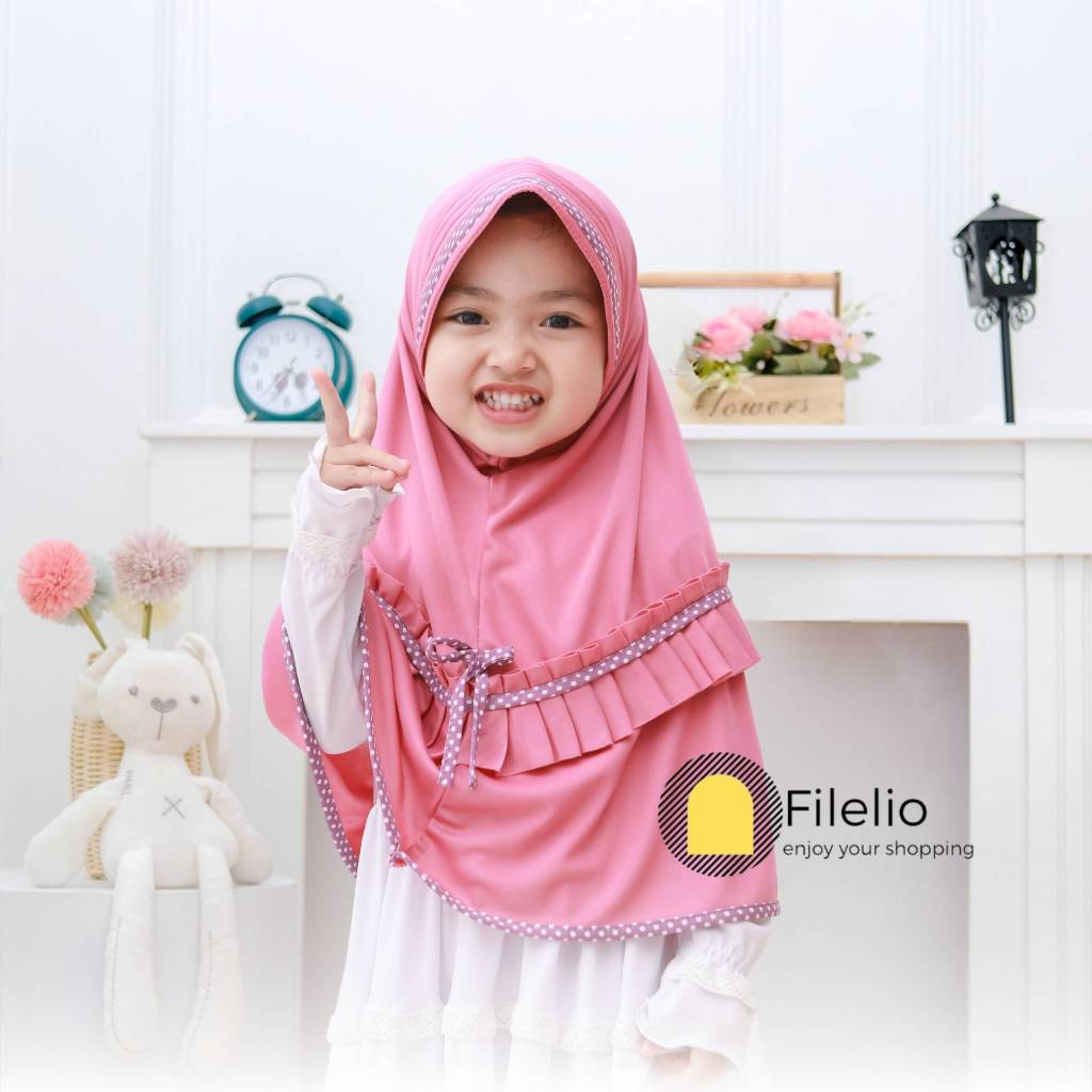 Jilbab Anak Arini 3-7 Tahun / Hijab Anak Perempuan / Jilbab Anak TK Lucu Murah / Jilbab Anak Anak