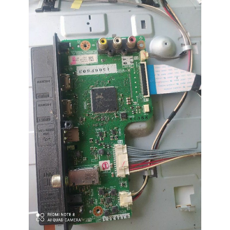 MESIN MB MAINBOAR MODUL MAINBOR MAINBOARD PSU POWER SUPLY REGULATOR SUPPLY SUPLAY TV SHARP LC 32SA41