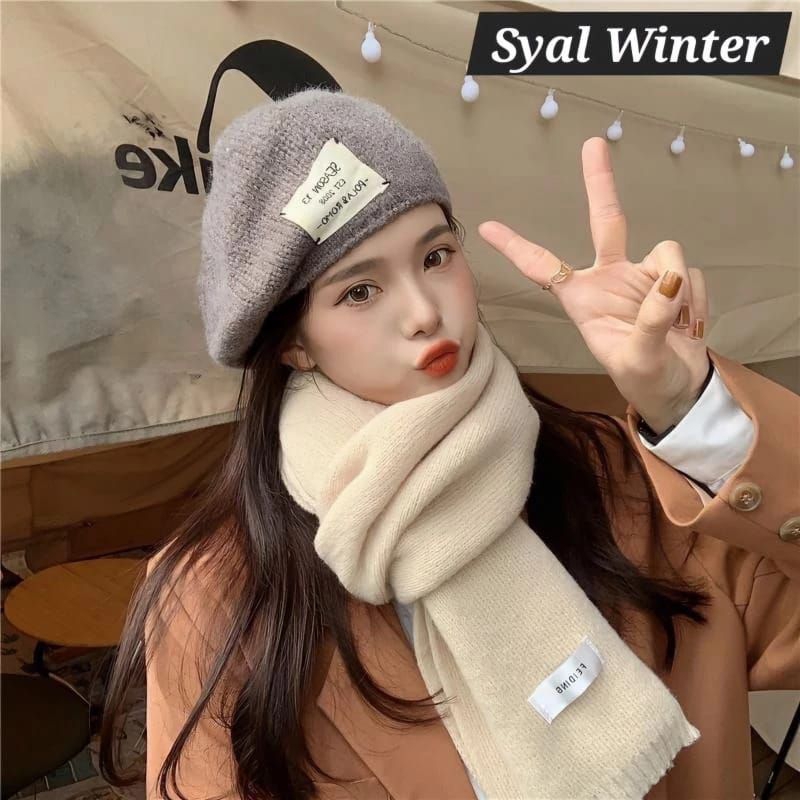 SYAL MUSIM DINGIN WANITA WINTER SCARF