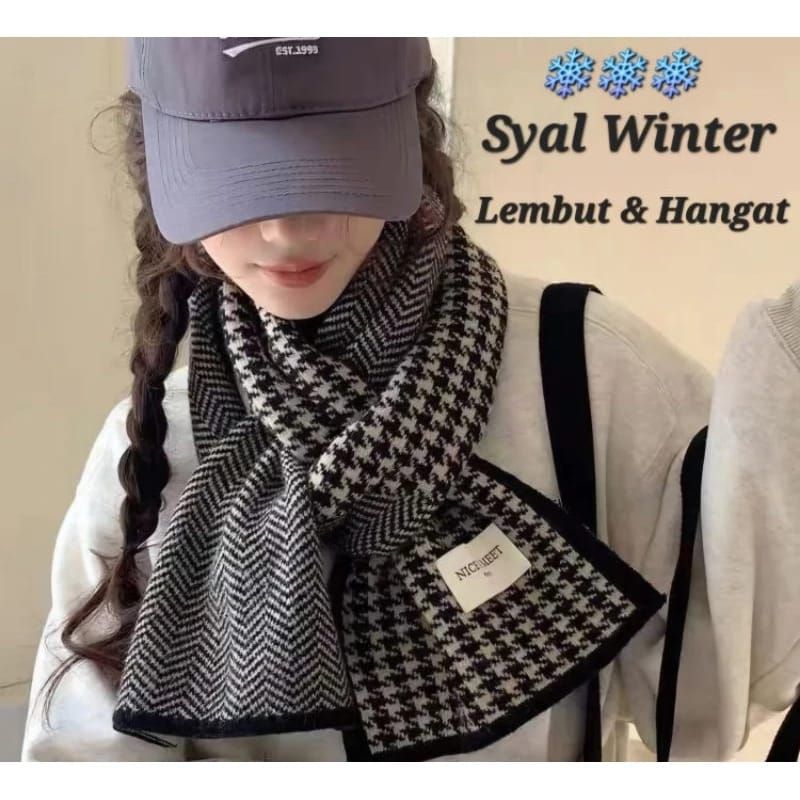 SYAL MUSIM DINGIN WINTER SCARF WANITA