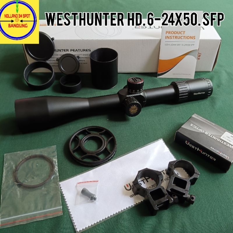 Telescope westhunter hd 6-24x50sfp