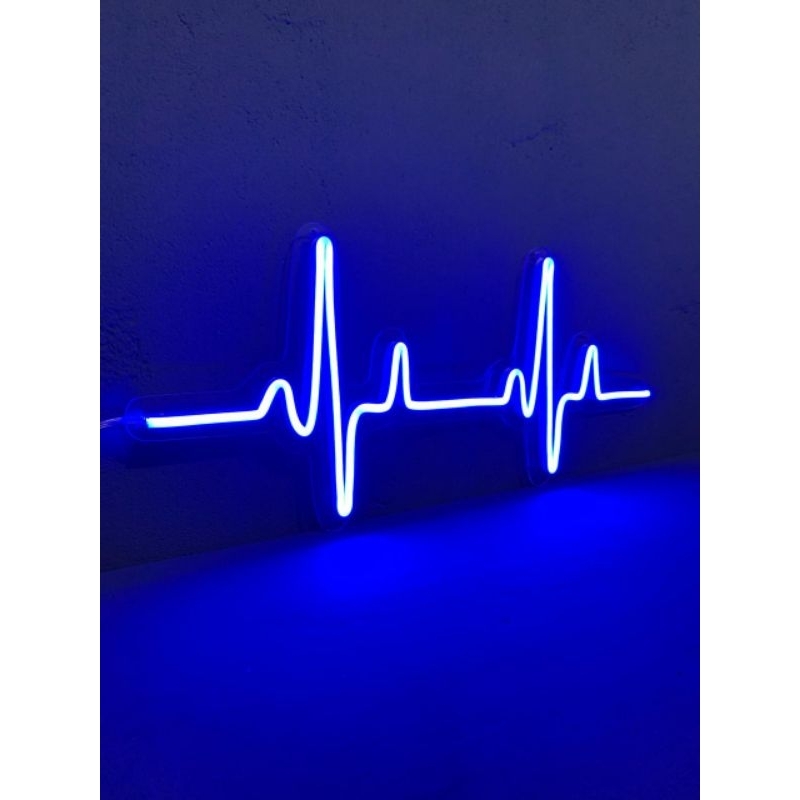 NEON SIGN/NEON FLEX MODEL GAMBAR DETAK JANTUNG