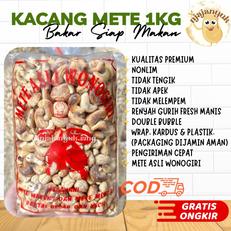 

KACANG MEDE METE BAKAR SIAP MAKAN PREMIUM ENAK 1KG