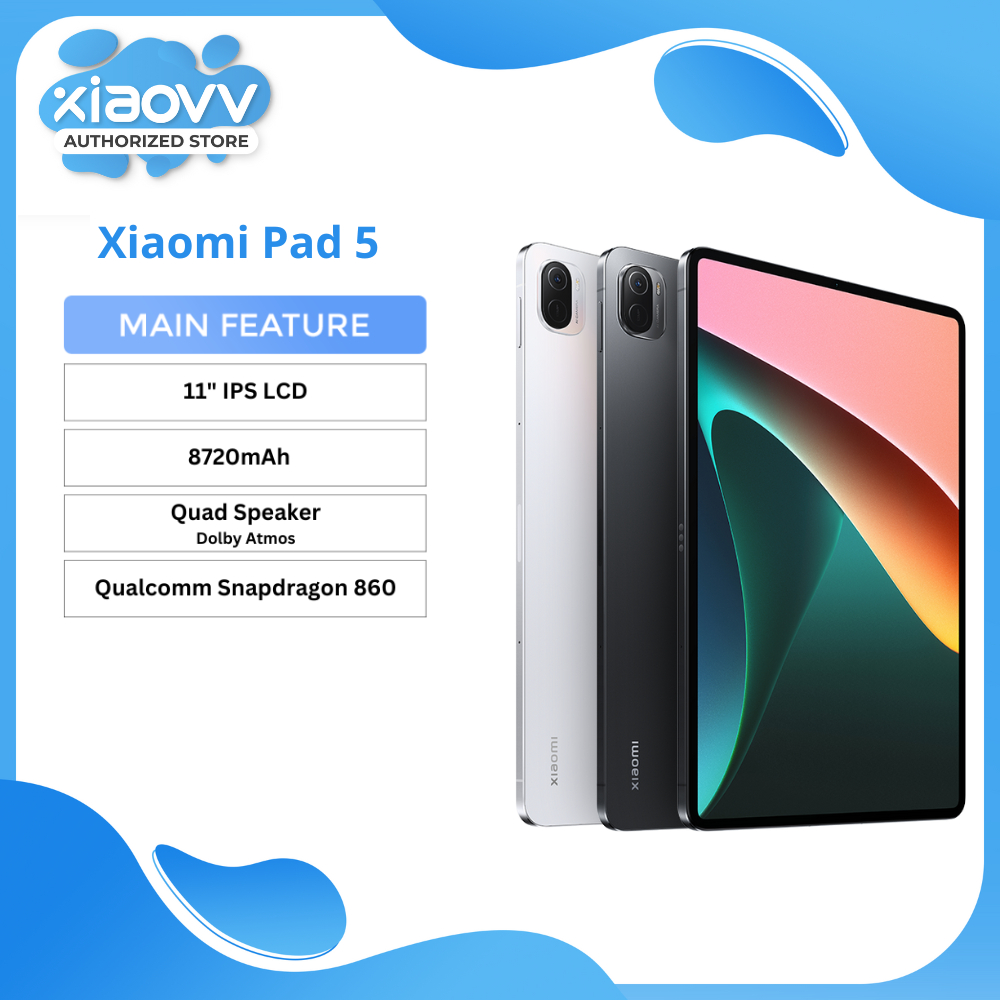 Xiaomi PAD 5 - Qualcomm Snapdragon 860 - Battery 8720mAh