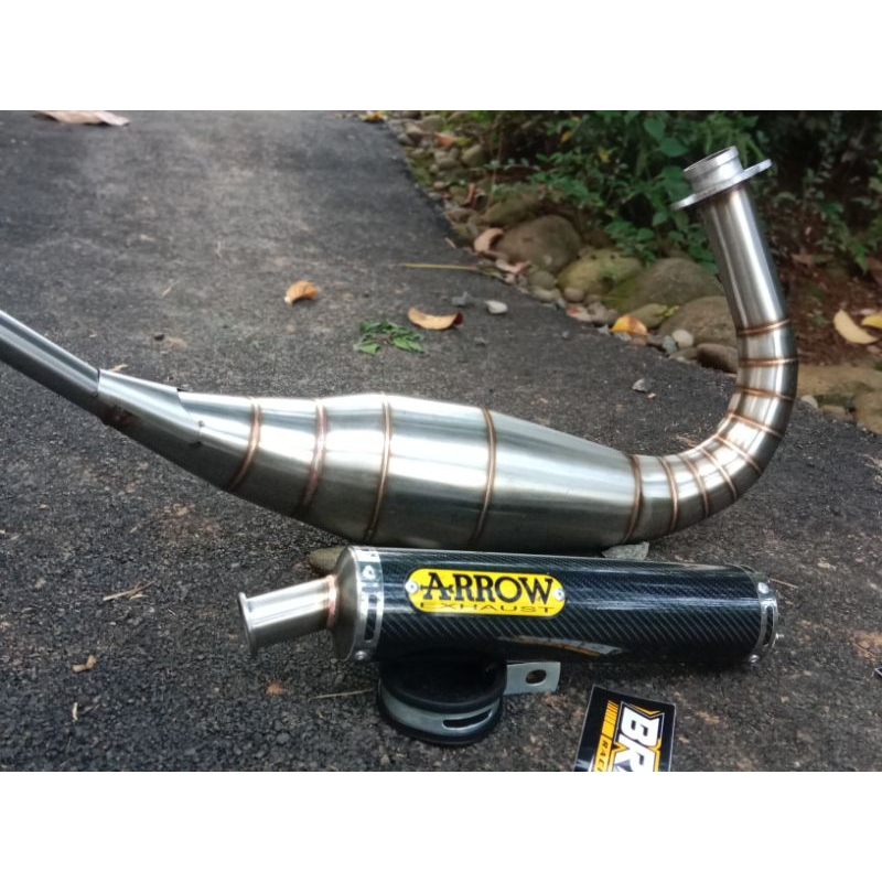 KNALPOT RX KING ARROW EXHAUST  KOLONG REPSOL