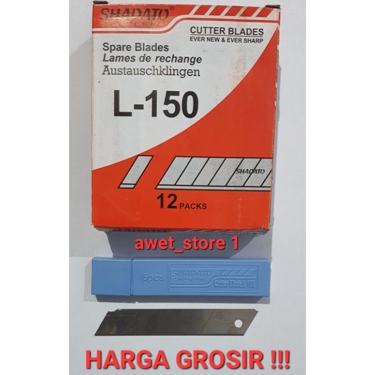 

Baru Isi Refill Cutter Besar L15 SHADATO 12 Tube 5 pc