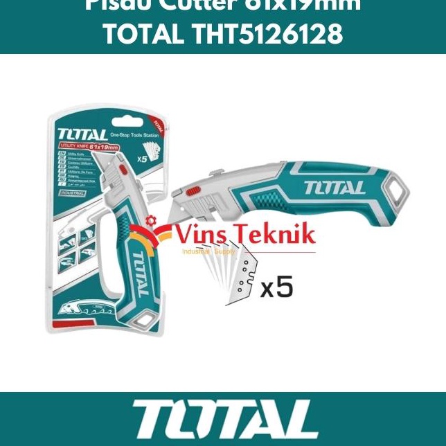 Pisau Cutter TOTAL Utility THT5126128