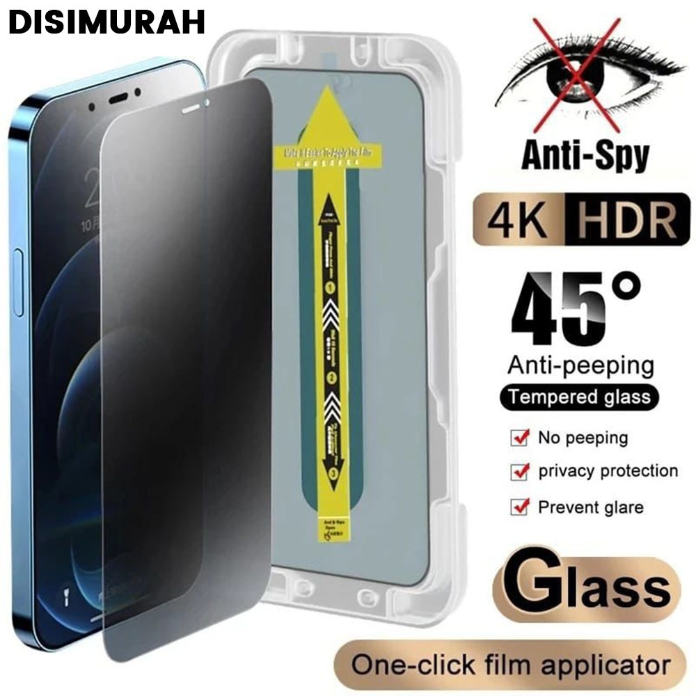 TEMPERED GLASS SUPER FIT SPY EASY INSTAL READY FOR IOS IPHONE  13 / 13 PRO / IPHONE 14 13 PRO MAX / 