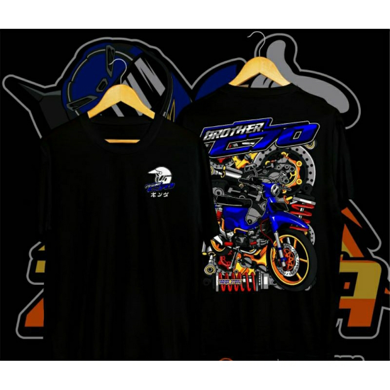 KAOS C70/KAOS MOTOR C70/KAOS ORIGINAL MOTOR C70/KAOSC70/KAOS PITUNG/BAJU MOTOR C70/KAOS C70 CLASSIC