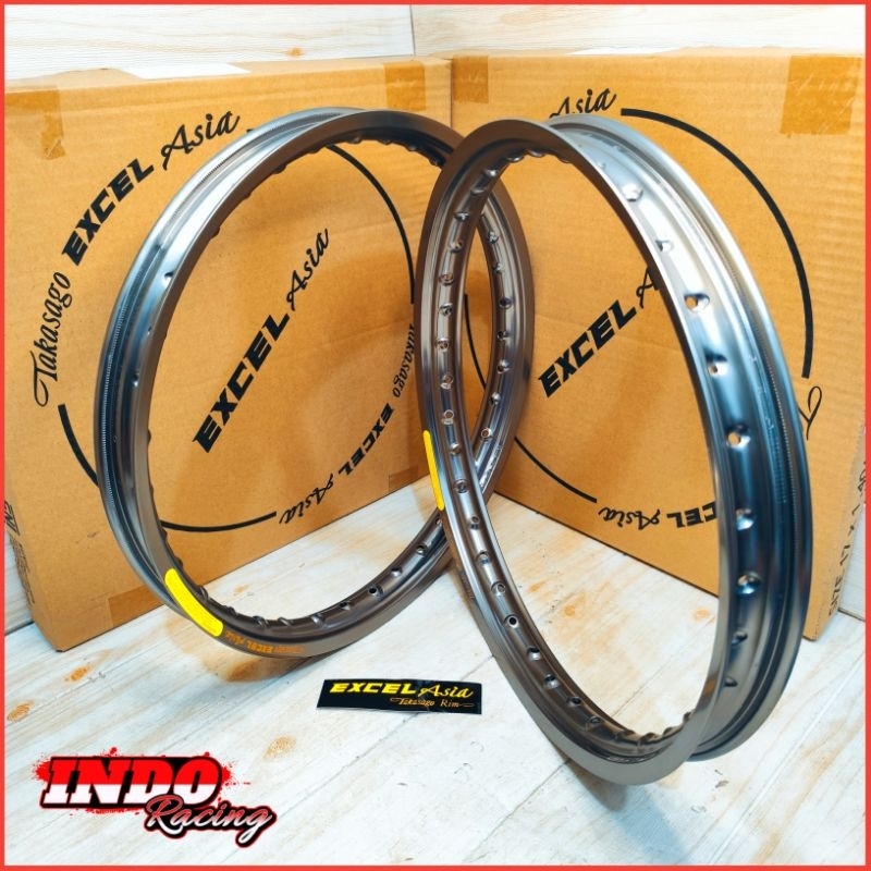 Velg Takasago Excel Ring 17 Ukuran 140-140 Warna Titanium Velg Takasago Excel 36 Hole