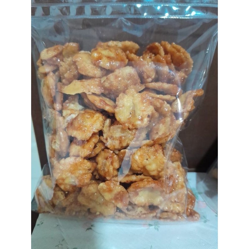 

Snack Cemilan/Kacang/Emping Matang gurih asin 250gr