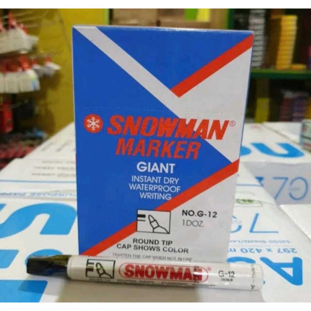 

Spidol Permanen / Permanent Marker Snowman G12