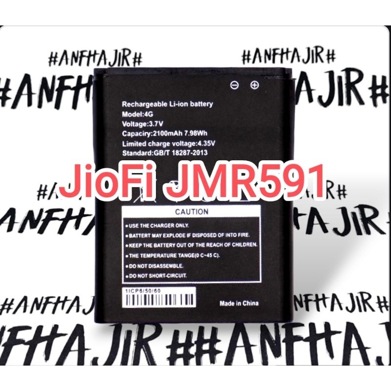 BATRE BATRAI MODEM MiFi 4g Lte JioFi JMR591 MF988  BATERAI BATREI WiFi JIO JMR 591 MF 988 ORIGINAL (