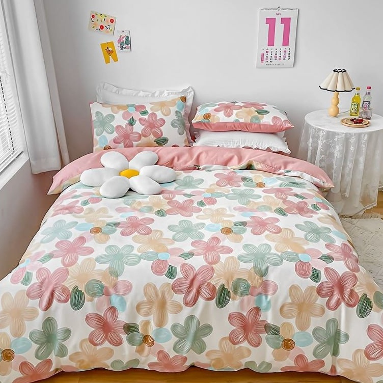 KODE M4Z4 SPREI HOMEMADE AESTHETIC SIZE 12 16 18 x 2 SUDUT KARET  SEPREI AESTHETIC FLORAL KARAKTER B