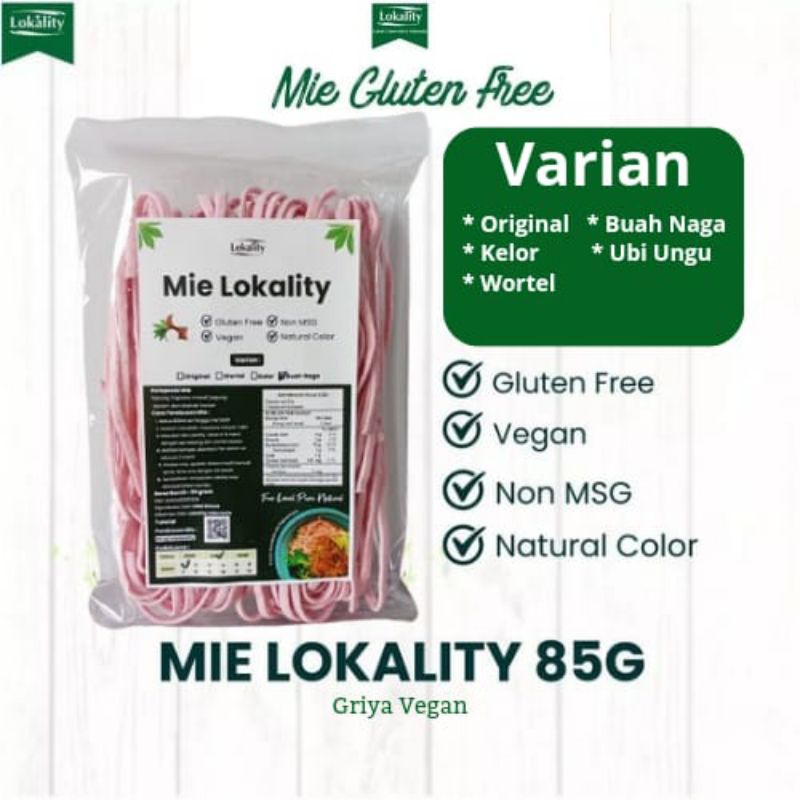 

Mie Lokality 85 Gram Vegan Free Gluten