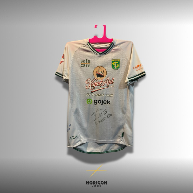 (M) JERSEY PERSEBAYA SURABAYA AWAY 2021 FULL SIGNED PEMAIN