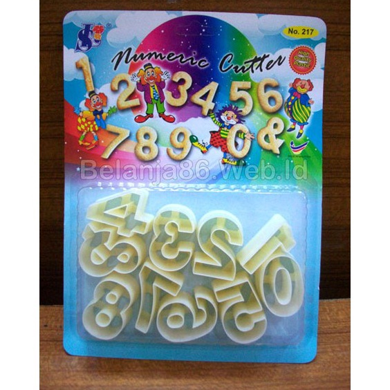 

Trendy Sinlian no217 Angka Numeric Biscuit Cutter