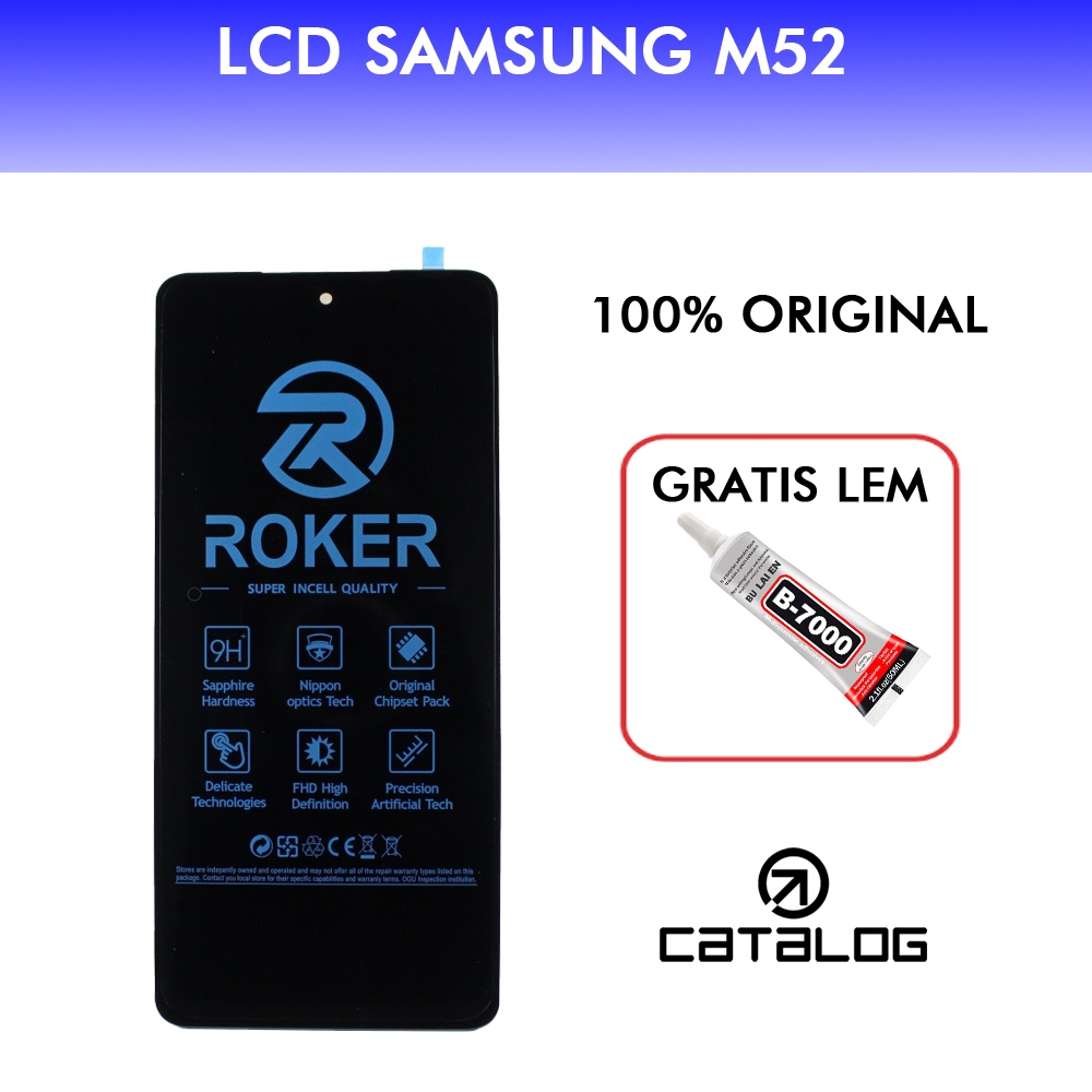 ORIGINAL ROKER LCD SAMSUNG M52 FULLSET