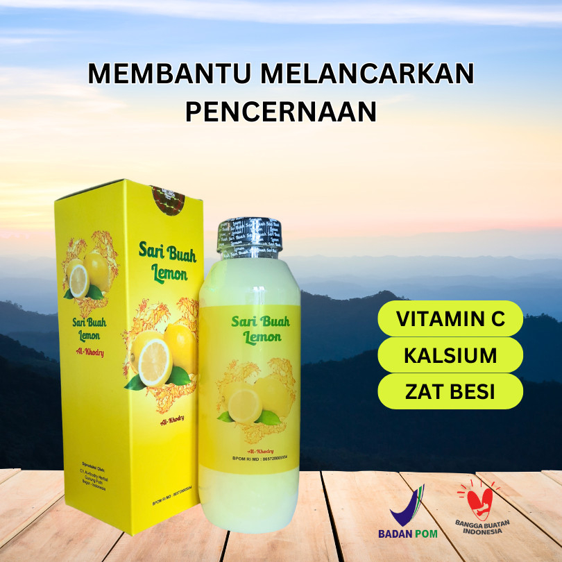 

Ekstrak Sari Buah Lemon Al Khodry Asli Peras Murni 500ml Untuk Diet Detox