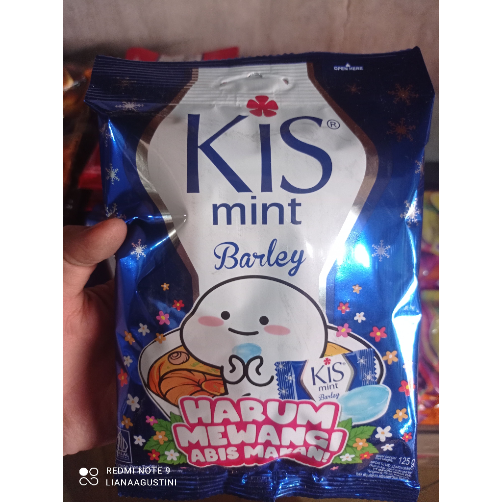 

Permen Indonesia Permen Kiss Mint Barley & Cherry 125gr