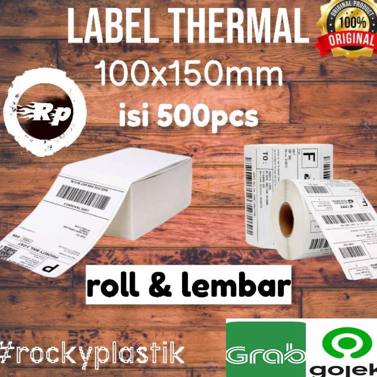 

Kes Label Sticker Barcode 1x15mm Thermal isi 5pcs 1x15cm label Murah