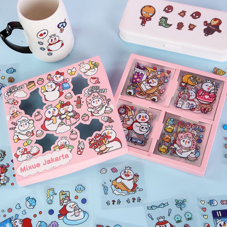 

owReady Stiker MIXUEE ISI 1lembar brg ready stcok STICKER MIXUE MURAH N91