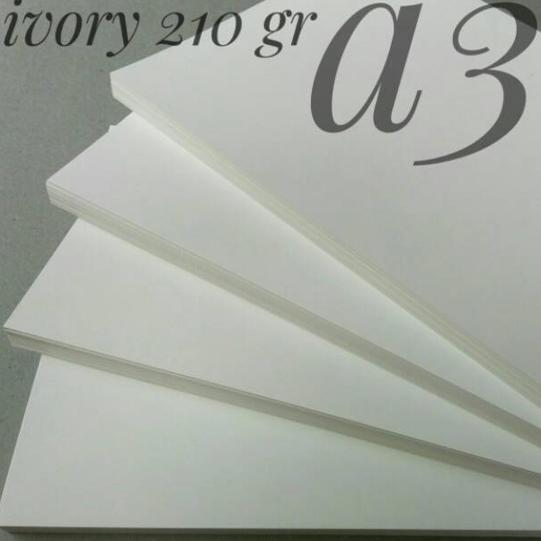 

Terjangkau 5 Lembar Kes Ivory 21 Gsm Uk A3 297 cm X 42 cm
