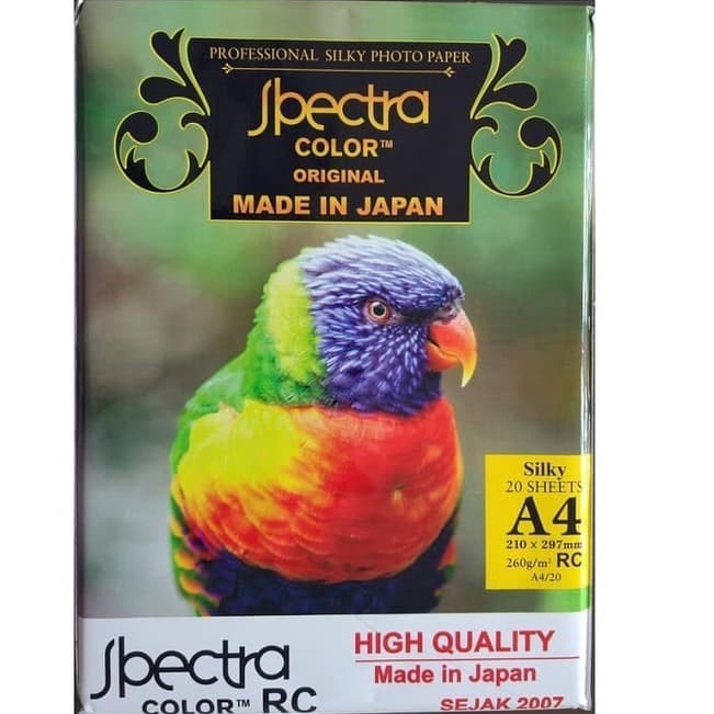 

SPECTRA SILKY PHOTO PAPER A4 26 GSM