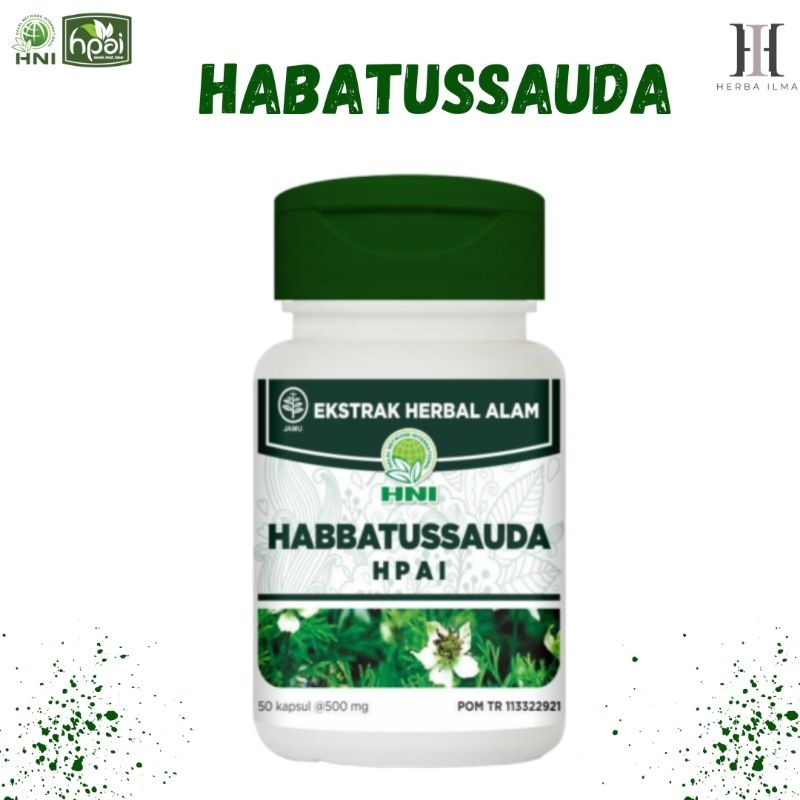 HABBATUSAUDA  HNI HPAI untuk MENETRALISIR RACUN, REMATIK, ASMA, INFEKSI PARASIT, MEMPERBANYAK ASI & 