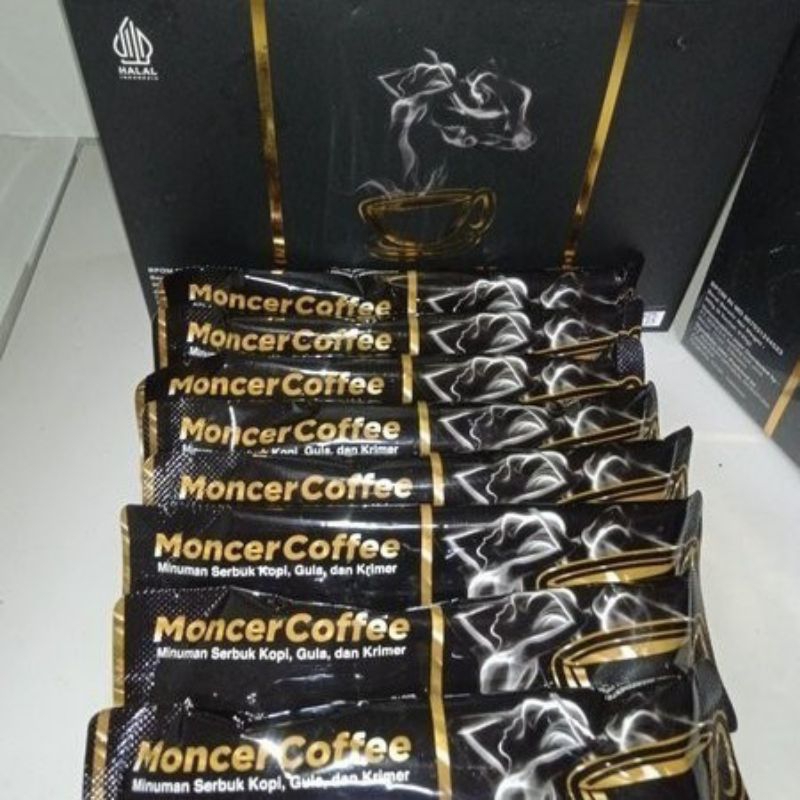 

Monceerr coffee original 1 bok isi 8 sachet