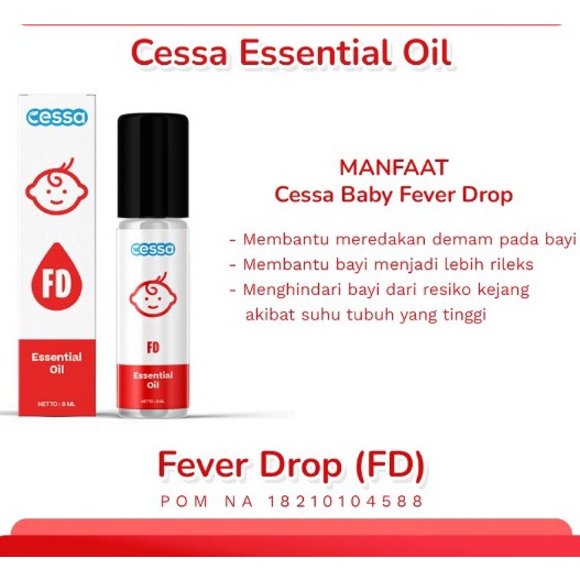 

Cessa Essential Oil Fever Drop Penurun Demam Bayi Anak