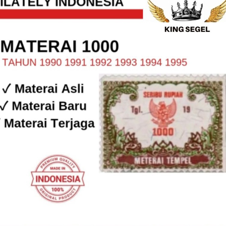 

MATERAI 1 TAHUN 199 1991 1992 1993 1994 1995