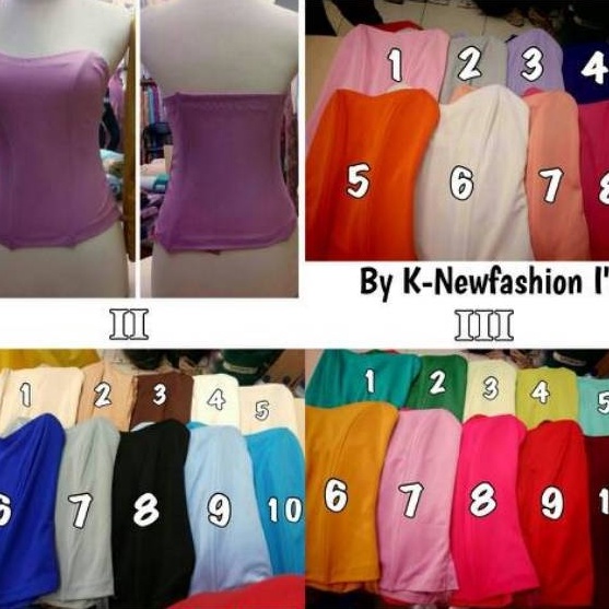 XC26619 Kamisol kebaya Dalaman kemben lontorso kamisol ada tulang