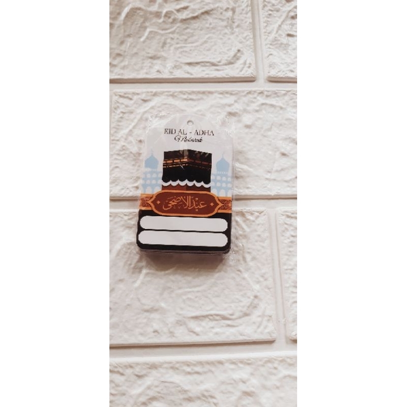 

Hang Tag Idul Adha Hang Tag Parcel Hampers tanpa tali Isi 25 pcs