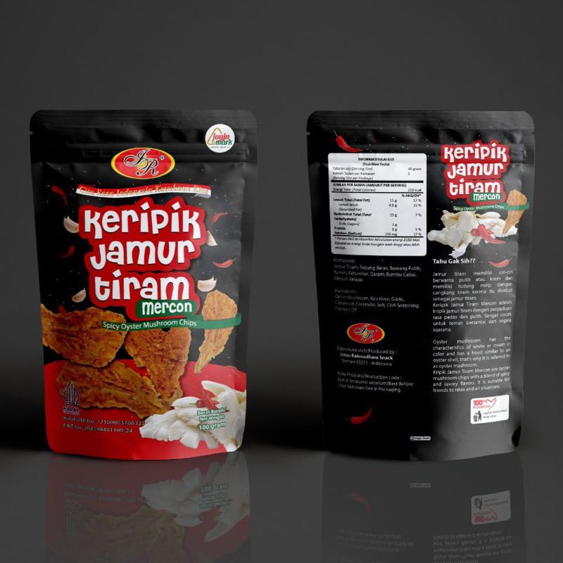 

Kripik Keripik Jamur Tiram Mercon 80 gram Intan Rahmadhani Snack IR Oleh Oleh Jogja