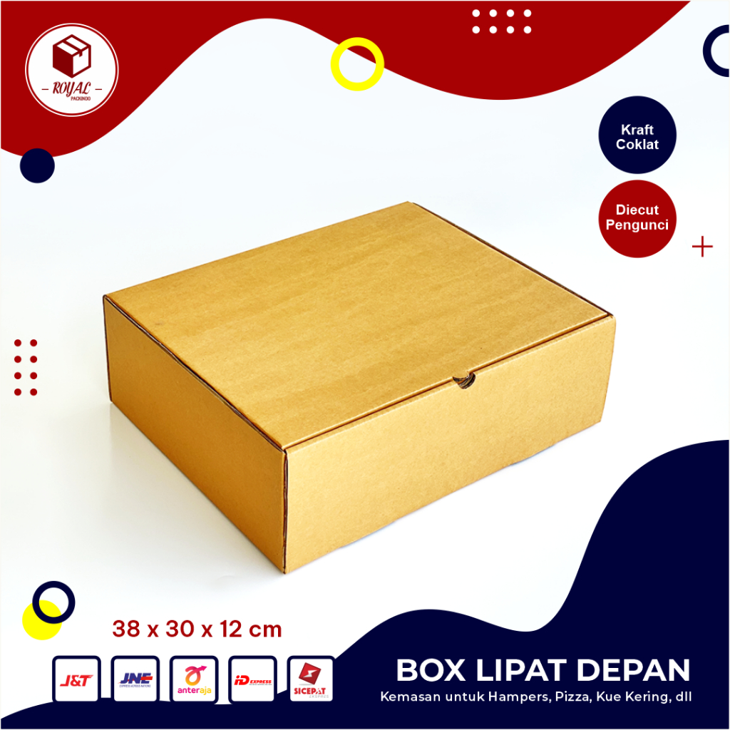 

Karton Box ( 38 x 30 x 12 cm ) Kardus/MiniBox/Cutebox/Hampers/Karton/Polos
