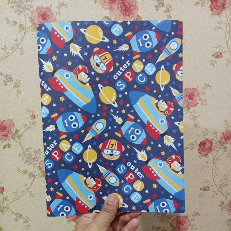 

A5 SIDU 10 Pcs Sampul Buku Space Antariksa Sampul Buku Anak Laki Aestetik Sampul Buku Quarto Sampul Buku Sidu