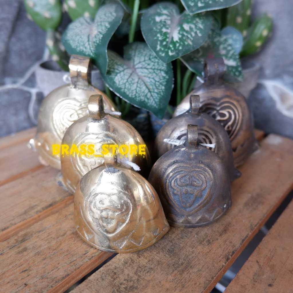 Klontongan sapi klontongan kuningan aksesoris leher sapi