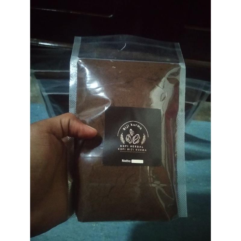 

kopi biji kurma / kopi herbal bubuk biji kurma asli tanpa campuran