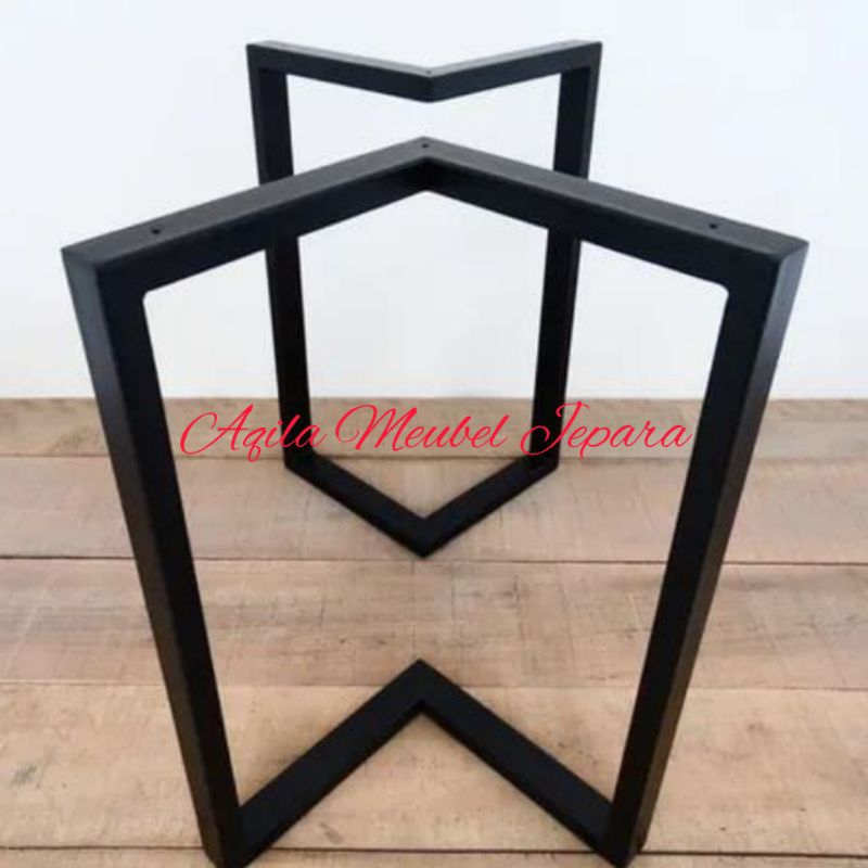 Kaki Meja Besi Hollow/Meja Kerja Murah