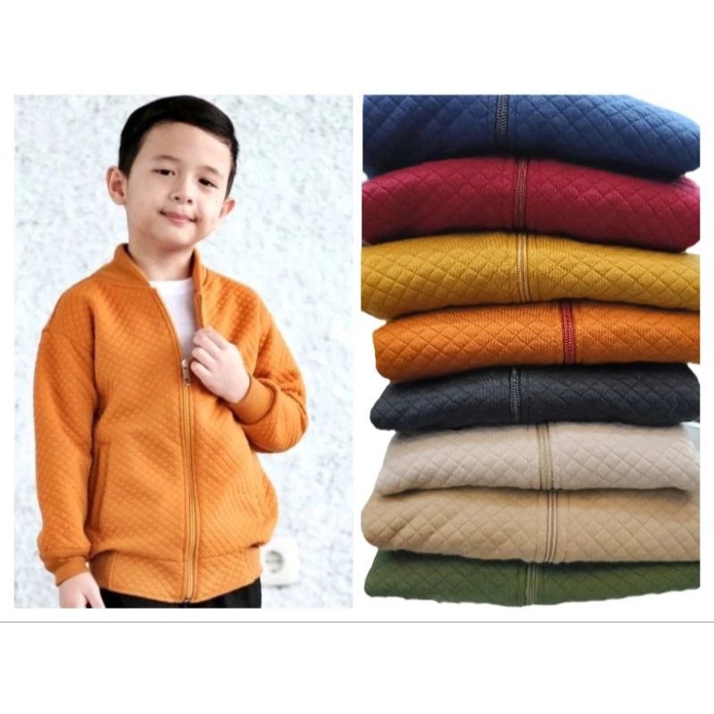 Jaket Comfy Diamond Anak² Laki²/Perempuan/Jaket Diamond Comfy Anak² .S.M.L.XL