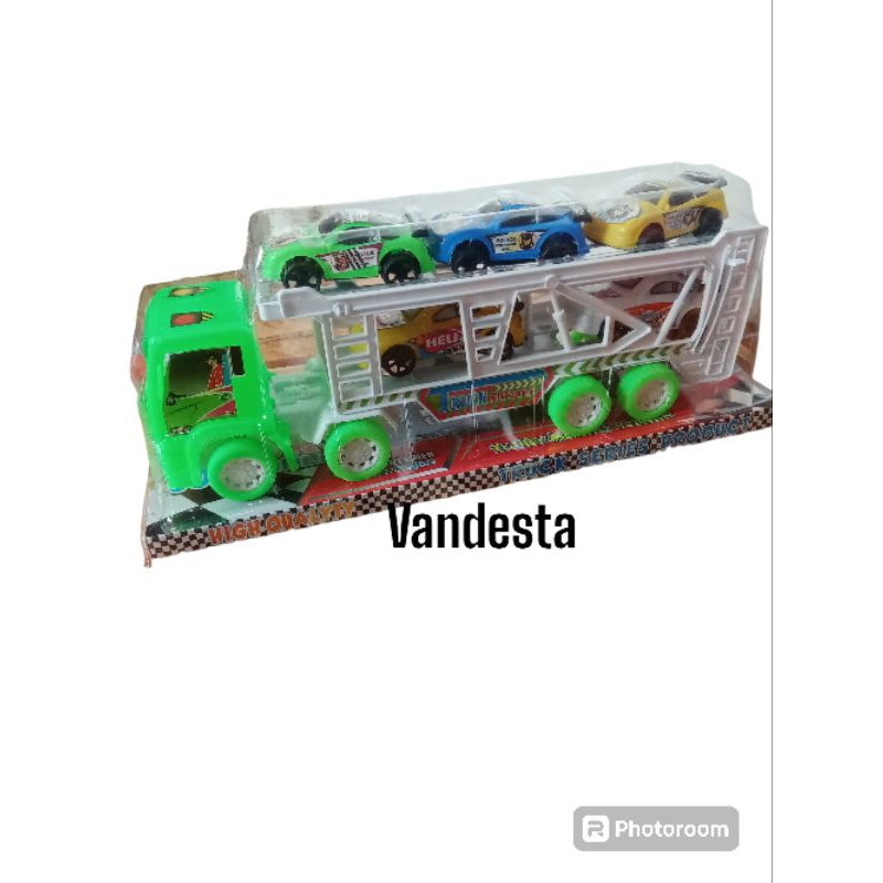 Mainan Mobil Truck Anak | Mainan Mobil Pengangkut Mobil | Mainan Mobil Truk Pembawa Mobil | Truck Co