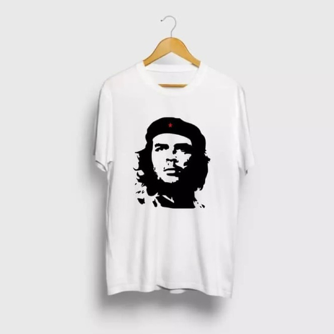 Kaos Pria Distro CHE GUEVARA T SHIRT WHITE