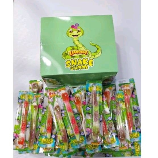 

[1 BOX] Permen gummy ular Lianggui 30pcs/box
