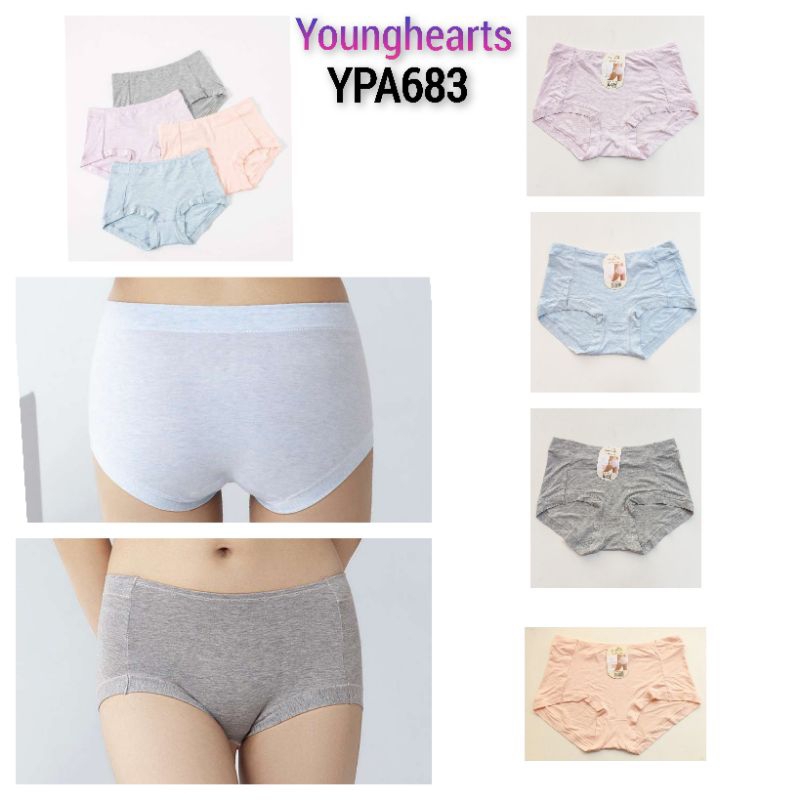 celana dalam katun viscose younghearts boxer ukuran m l