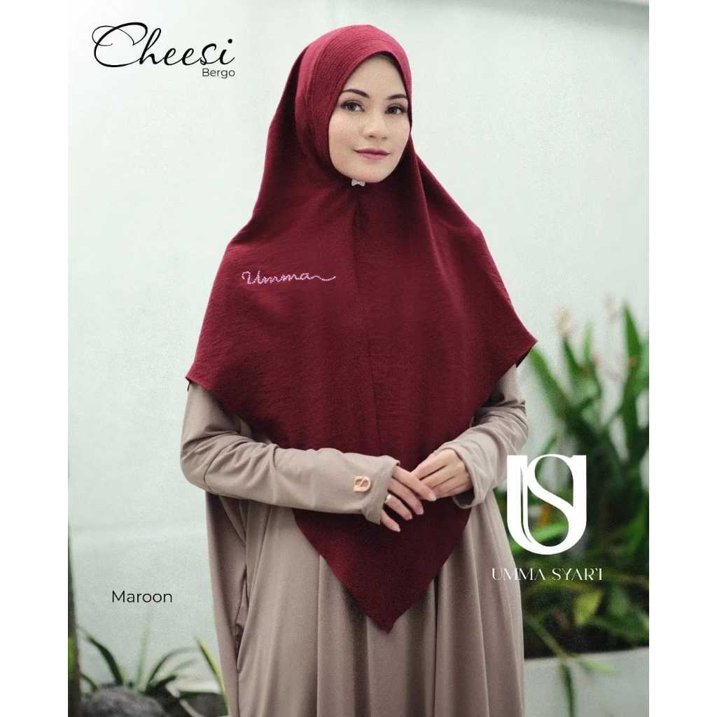 Umma Syar'i Bergo Cheesi Hijab Instan Premium Jilbab Antem