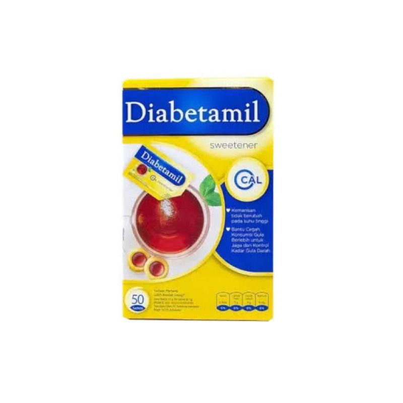 

Gula Diabetamil Sweetener 50 Sachet