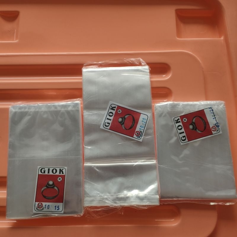 plastik pp/plastik pp giok 10x15 10x20 10x25/plastik pp 100gram