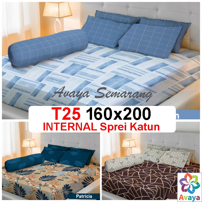 T25 SPREI INTERNAL 160x200 TINGGI 25 cm / SPREI INTERNAL QUEEN TINGGI 25