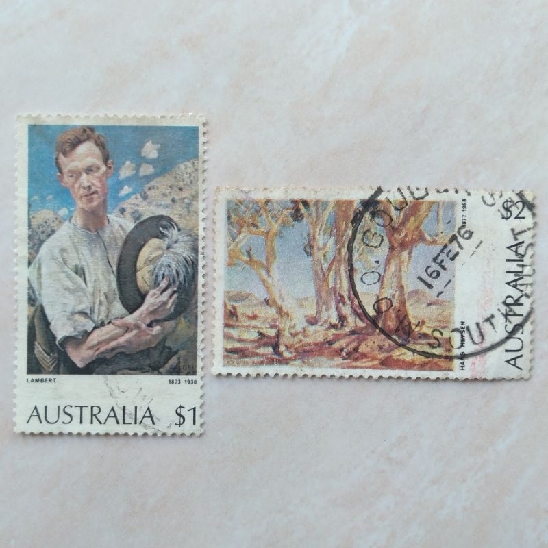 

Perangko Prangko Kuno Australia 1974 Seri Pantings 2 Pcs - YN1519